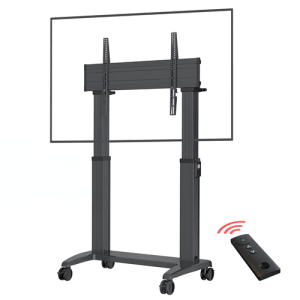 Heavy Duty Electric Lift TV Cart 55"-100" Screens